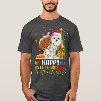 T-shirt Maltese Dog Lover Funny Happy Maltese Dog HelloTha