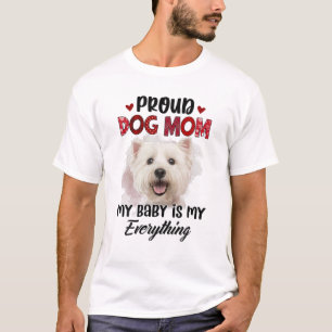 T-shirt Maltese Fier Chien Maman Jamais Mon Bébé Est Mon T