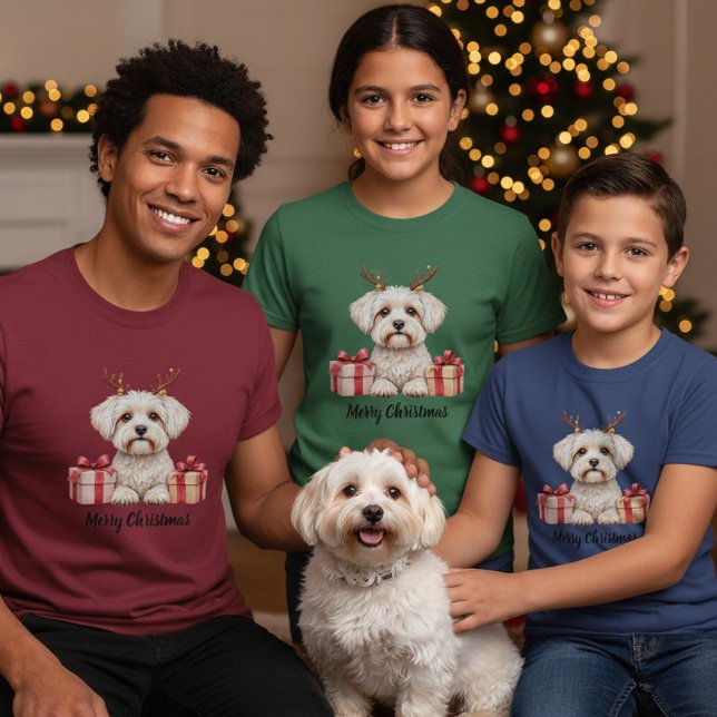 T-shirt Maltese Reindeer (Créateur téléchargé)