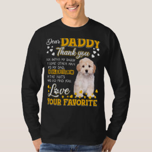 T-shirt Maltipoo Cher Papa Merci D'Être Mon Père