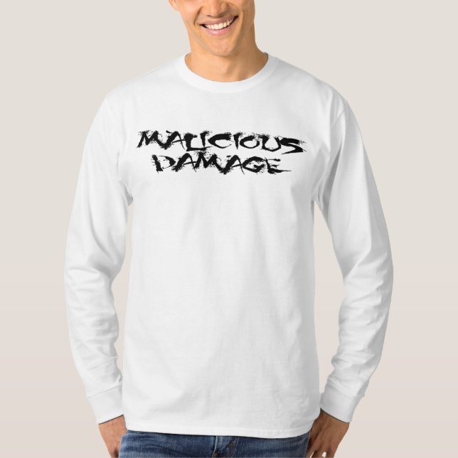 T-SHIRT MALVEILLANT DU BASIC LONGSLEEVE DE (Devant)