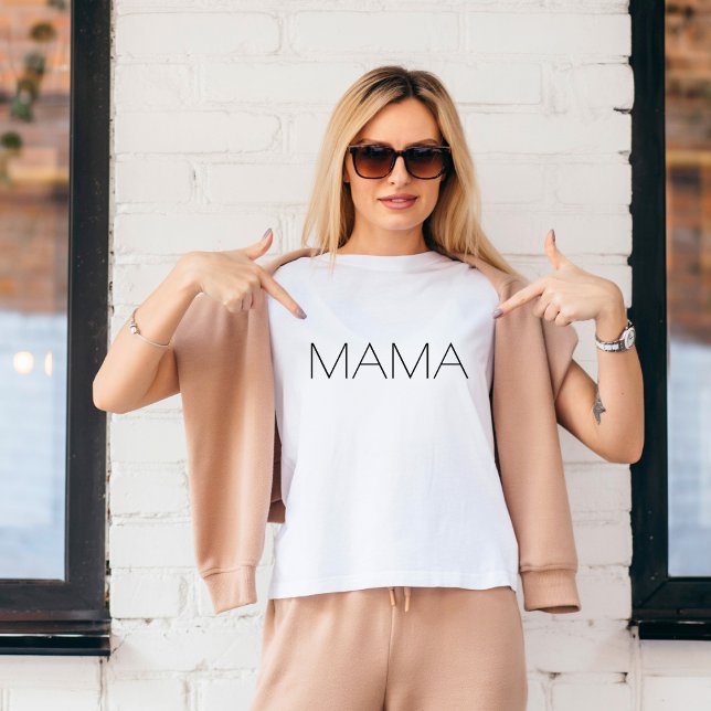 T-shirt Mama (Cute Mama Typography T-Shirt)