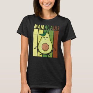 T-shirt Mama Avocado Maman Amusante Avocado Mamacado Yoga