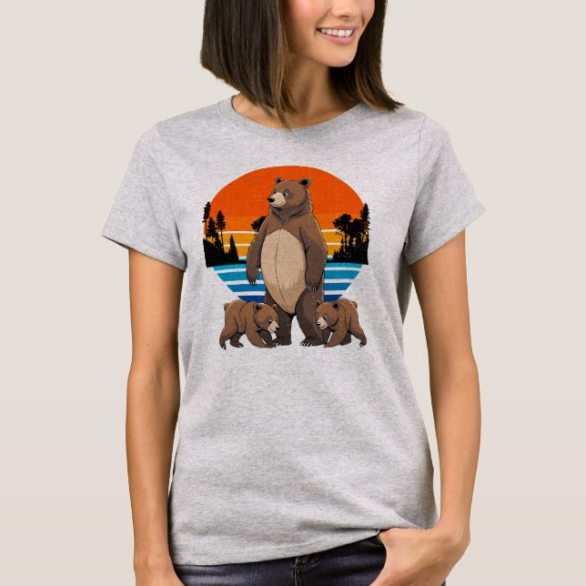 T-shirt Mama Bear (Devant)