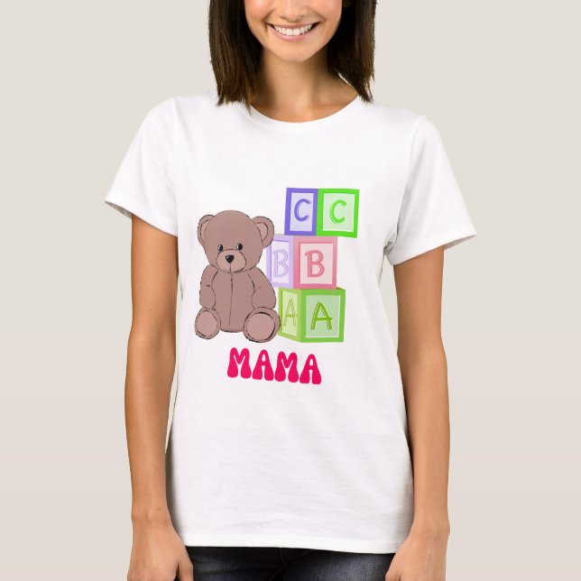 T-SHIRT MAMA BEAR (Devant)