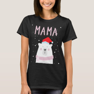 T-shirt Mama Bear Noël La famille du Père Noël