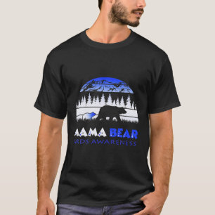 T-shirt Mama Bear Retro Arches Sensibilisation