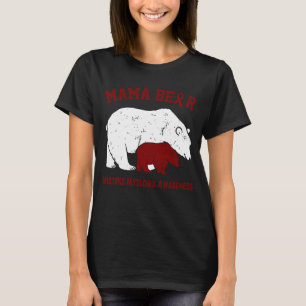 T-shirt Mama Bear SENSIBILISATION AU MYÉLOME MULTIPLE