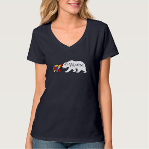 T-shirt Mama Bear Sensibilisation sur l'autisme Maman Gran