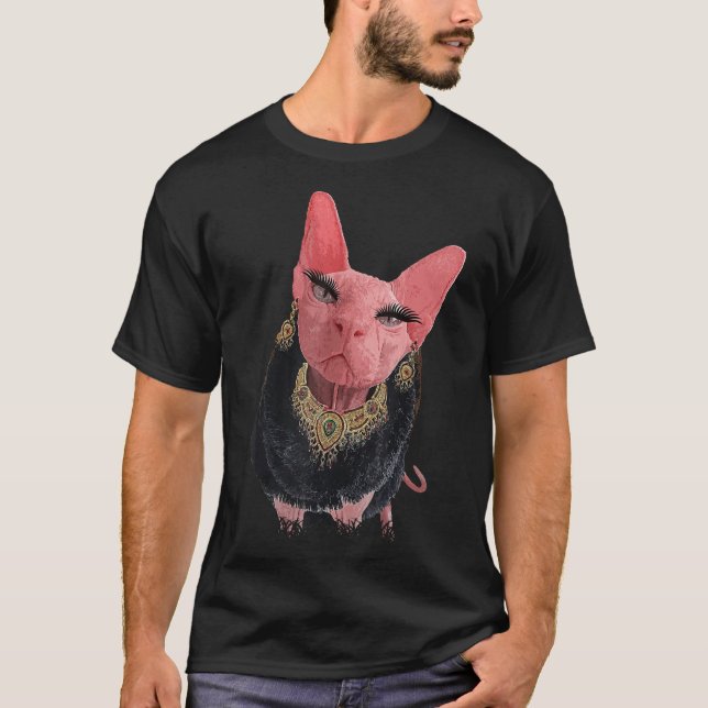 T-shirt Mama Bingus Mon Bien-Aimé Sphinx Sphynx Chat (Devant)