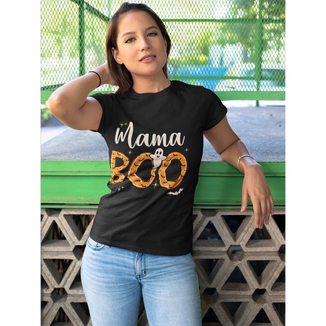 T-shirt Mama Boo Halloween Naranja Lindo (Créateur téléchargé)