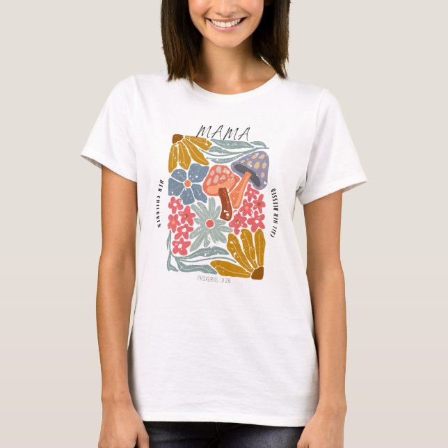 T-shirt Mama Botaniques (Devant)