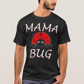 T-shirt Mama Bug Cute Ladybug Maman Faire-part
