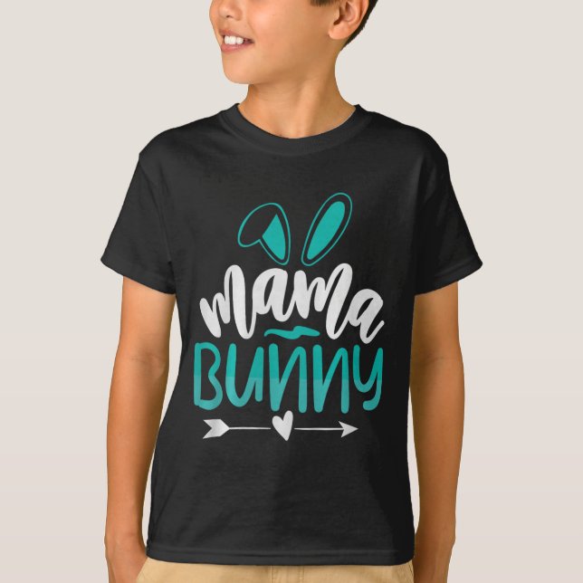 T-shirt Mama Bunny Premium Tri-blend  (Devant)