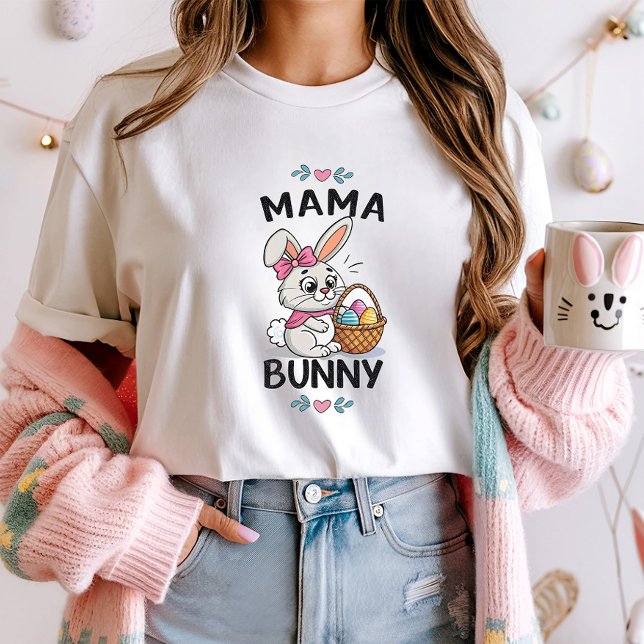 T-shirt Mama Bunny Tee de Pâques; Mignonne famille qui cor (Créateur téléchargé)