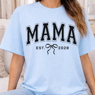 T-shirt Mama   Chemise personnalisée pour annoncer une gro
