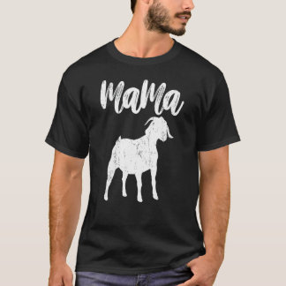 T-shirt Mama chèvre Boer idées vintage pour mère