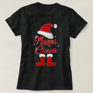 T-shirt mama claus