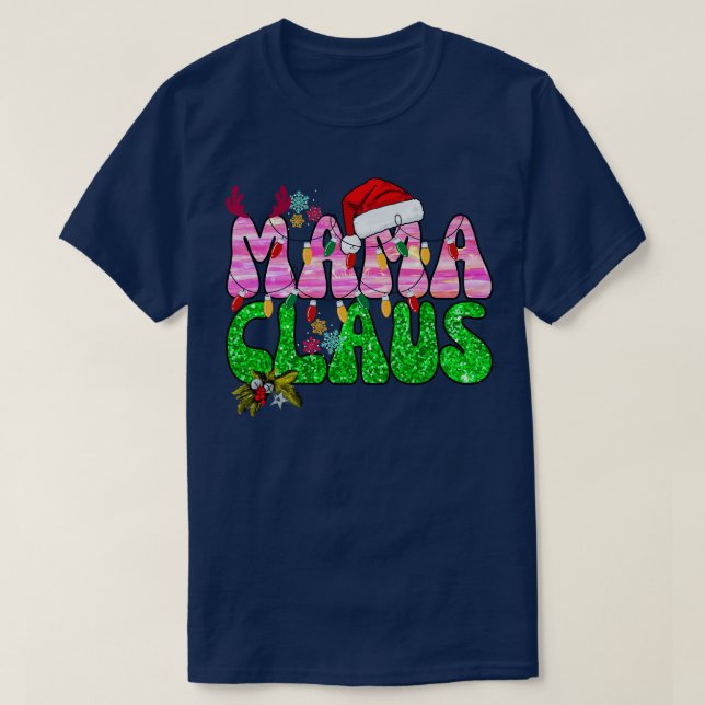 T-shirt Mama Claus (Design devant)