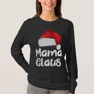 T-shirt Mama Claus Famille de Noël Correspondances Santa H