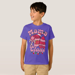 T-shirt Mama Claus Père Noël Funny Christmas Pyjama Matchi