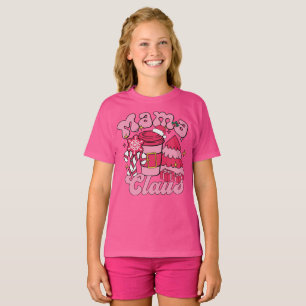 T-shirt Mama Claus Père Noël Funny Christmas Pyjama Matchi