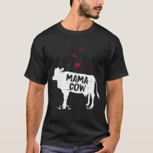 T-shirt Mama Cow Funny Farmer Mothers Day Lover