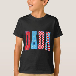 T-shirt Mama Dada Mini 4 juillet Famille américaine