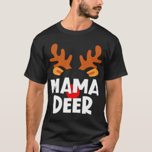 T-shirt Mama Deer Matching Family Tribu Christmas Reindeer