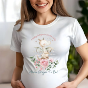 T-shirt Mama Dragon to be Baby shower
