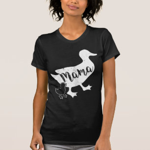 T-shirt Mama Duck et 1 bébé Duckling Fun Maman