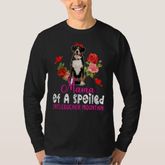 T-shirt Mama D'Un Entlebucher Gourmand Chien De Montagne F