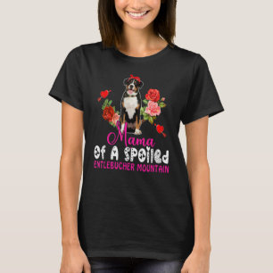 T-shirt Mama D'Un Entlebucher Gourmand Chien De Montagne F