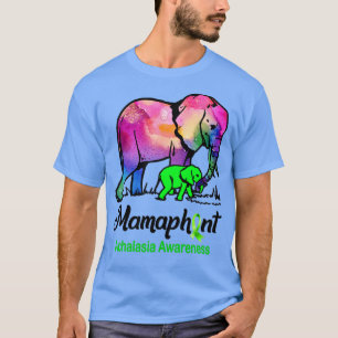 T-shirt Mama Elephant Mamaphant Achalasia Sensibilisation