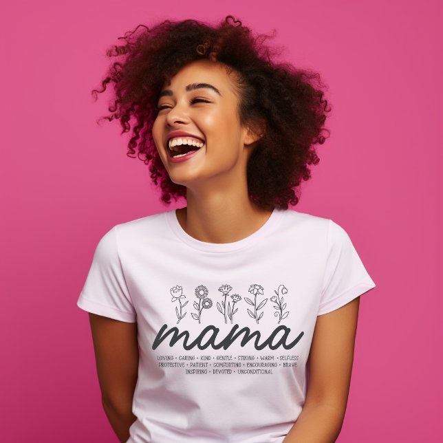 T-shirt Mama Flowers Bible Scripture Mother's Day Gift (Créateur téléchargé)