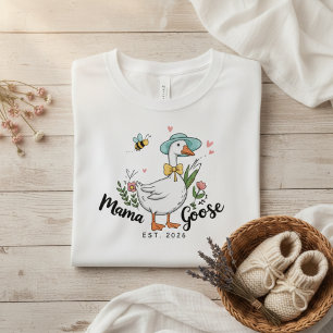 T-shirt Mama Goose Est Chic Esthétique Féminine