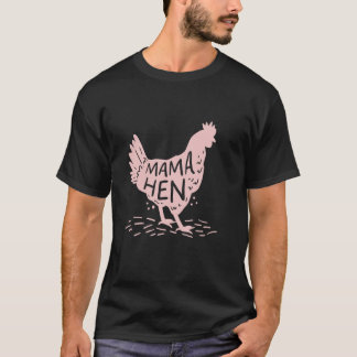 T-shirt Mama Hen Cute Chicken
