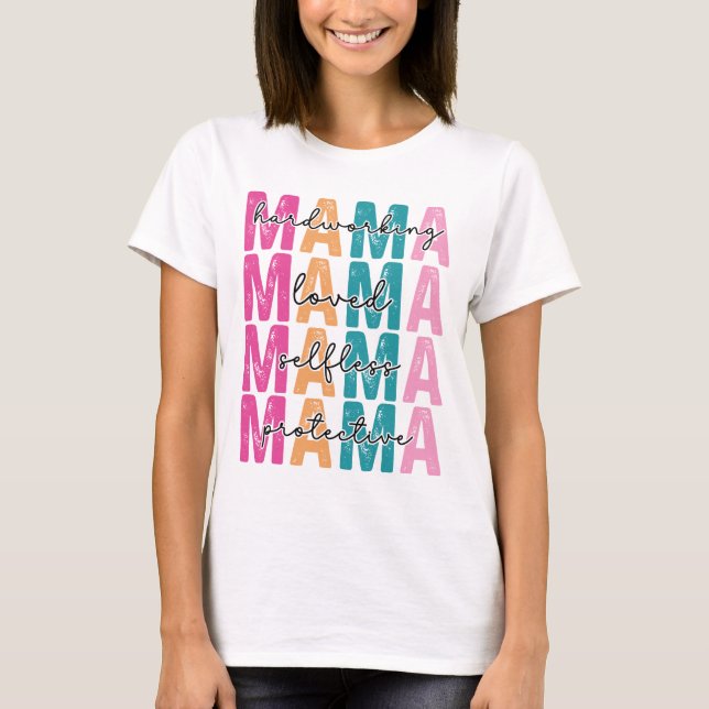T-shirt Mama inspirante (Devant)
