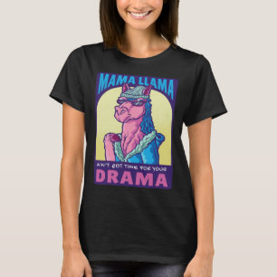 T-shirt Mama Lama Alpacca pour Maman Femme Épouse