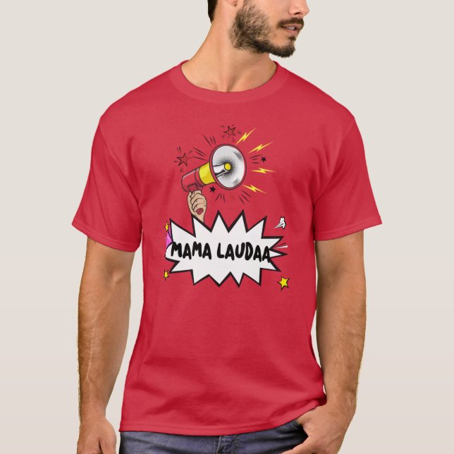 T-shirt Mama Lauda Mallorca fille de fête (Devant)