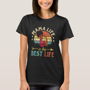 T-shirt Mama Life est la meilleure vie Femmes Africaines M