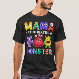 T-shirt Mama Little Monster Enfants 1er anniversaire Famil