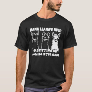 T-shirt Mama Llamas règne Animal Et Lama