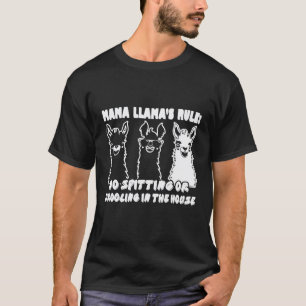 T-shirt Mama Llamas règnent Amoureux des Animaux et des L