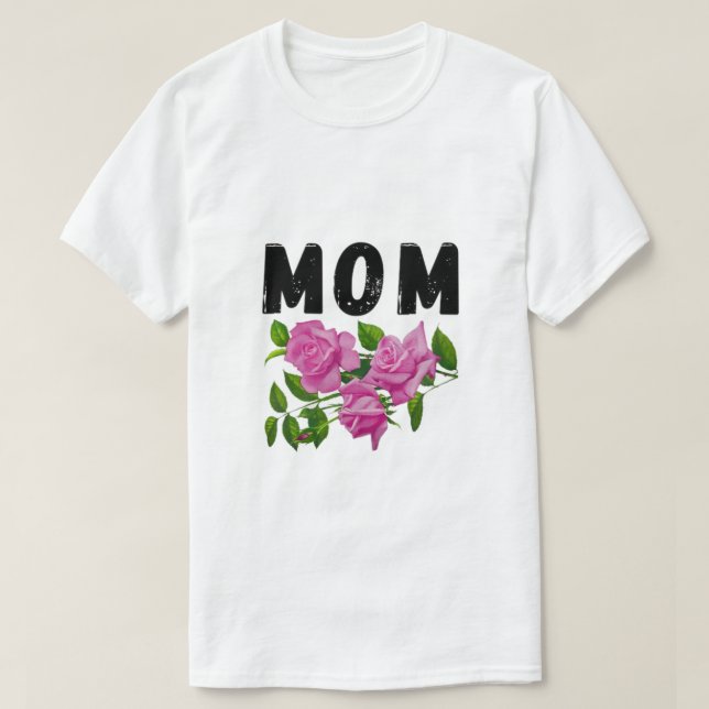 T-shirt Mama Love | Cadeau sucré et élégant pour m (Design devant)