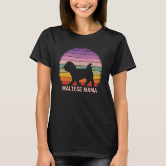 T-shirt Mama Maltaise Graphique Rétro Maltaise