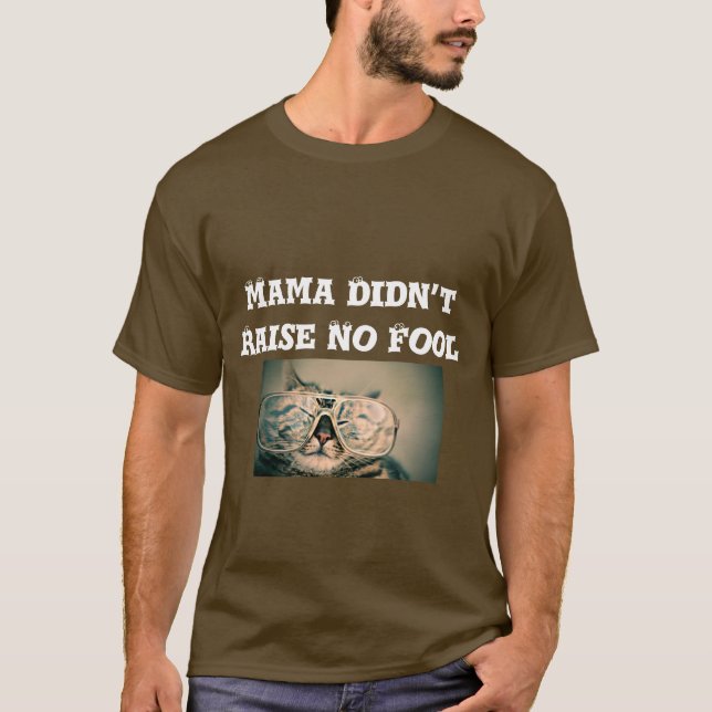 T-shirt Mama n’a pas relevé le sommet d’un imbécile (Devant)