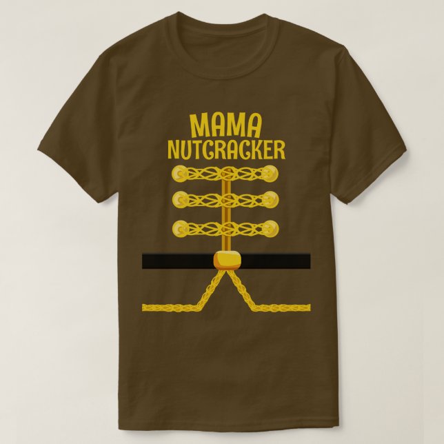 T-shirt MAMA Nutcracker Correspondance de la famille Noël (Design devant)