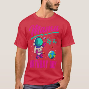 T-shirt Mama Of The Birthday Boy Space Party Planet Astron