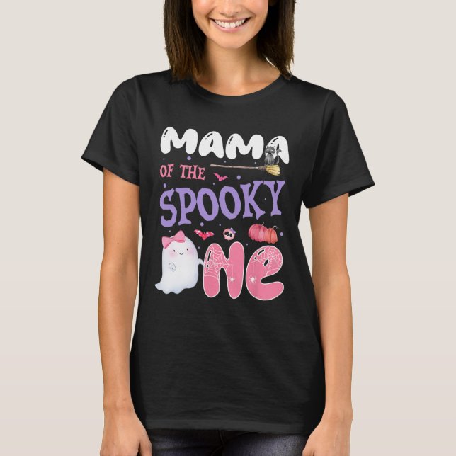 T-shirt Mama Of The Éffrayant One 1st Birthday Halloween P (Devant)